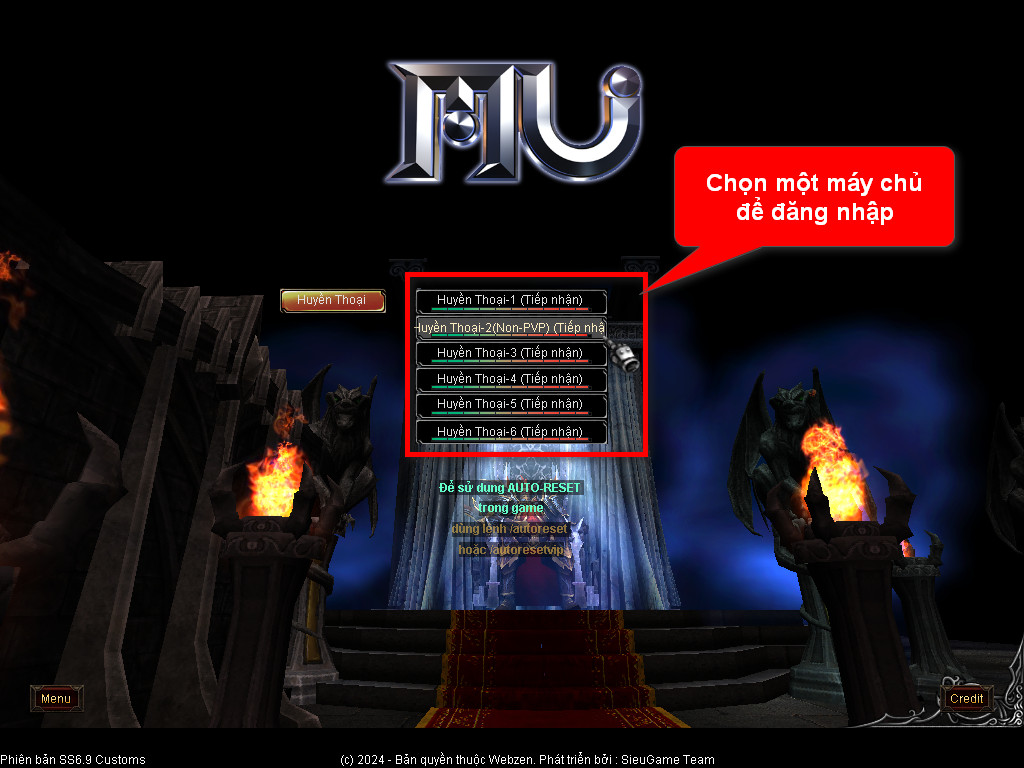 Chức năng chính của Game MU Thần Thoại